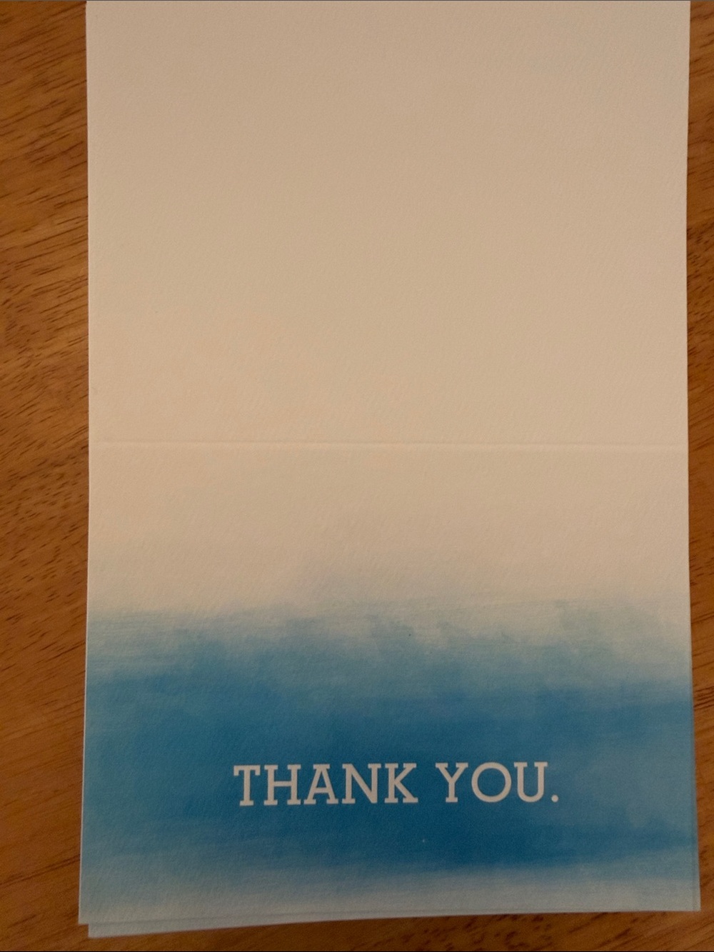 Blank Thank You Cards